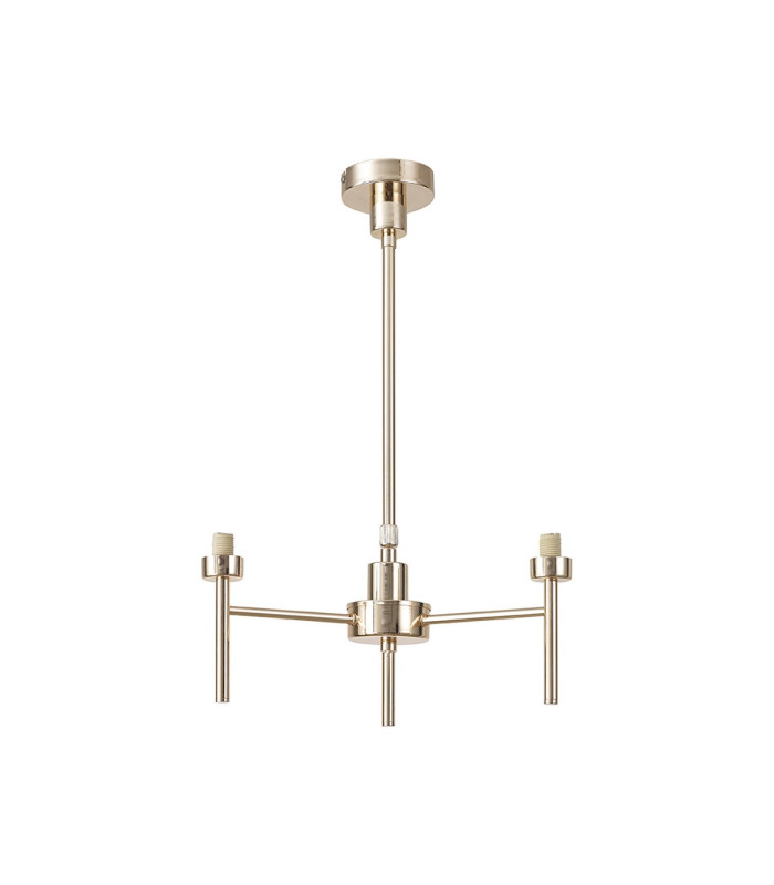 Baldwin 52cm Telescopic/Semi Flush 3 x G9 French Gold/Frosted Type B Shade-9