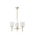 Baldwin 52cm Telescopic/Semi Flush 3 x G9 French Gold/Clear Type B Shade-4