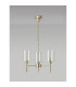 Baldwin 52cm Telescopic/Semi Flush 3 x G9 French Gold/Clear Type B Shade-11