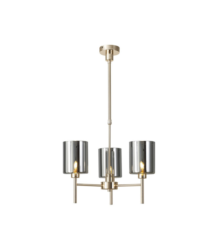 Baldwin 52cm Telescopic/Semi Flush 3 x G9 French Gold/Chrome Type B Shade-1
