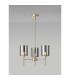 Baldwin 52cm Telescopic/Semi Flush 3 x G9 French Gold/Chrome Type B Shade-3