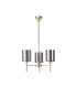 Baldwin 52cm Telescopic/Semi Flush 3 x G9 French Gold/Chrome Type B Shade-4
