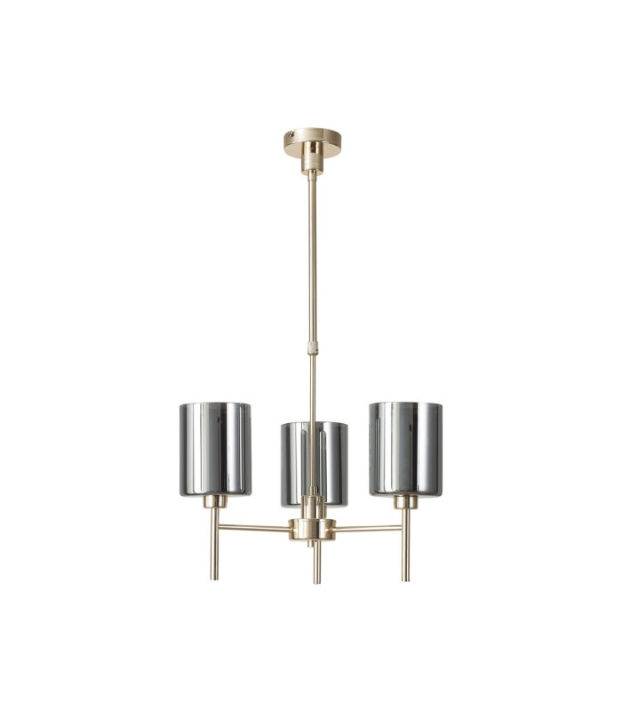 Baldwin 52cm Telescopic/Semi Flush 3 x G9 French Gold/Chrome Type B Shade-4
