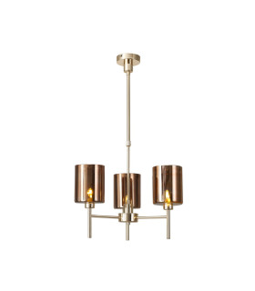 Baldwin 52cm Telescopic/Semi Flush 3 x G9 French Gold/Copper Type B Shade-1