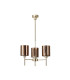 Baldwin 52cm Telescopic/Semi Flush 3 x G9 French Gold/Copper Type B Shade-4