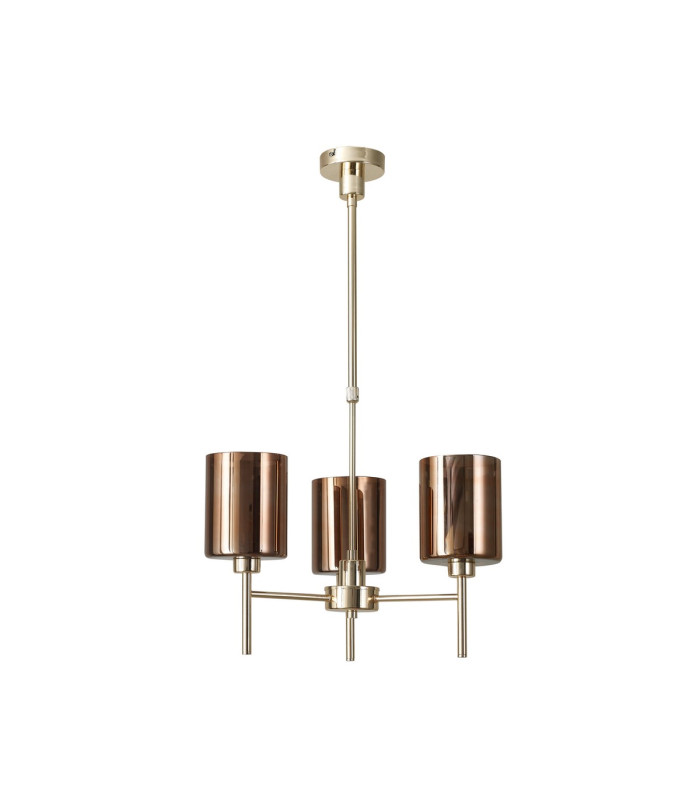 Baldwin 52cm Telescopic/Semi Flush 3 x G9 French Gold/Copper Type B Shade-4