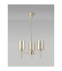 Baldwin 52cm Telescopic/Semi Flush 3 x G9 French Gold/Cognac Type B Shade-11