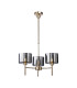 Baldwin 55cm Telescopic/Semi Flush 3 x G9 French Gold/Chrome Type C Shade-1
