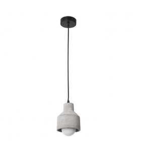 Dome Ceiling Pendant Grey Black 1x E27 - 1