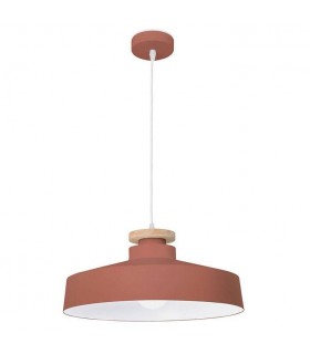 Dome Ceiling Pendant Red 1x E27 - 1