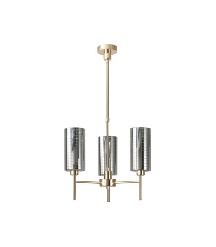 Baldwin 50cm Telescopic/Semi Flush 3 x G9 French Gold/Chrome Lined Type A Shade-4