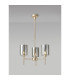Baldwin 52cm Telescopic/Semi Flush 3 x G9 French Gold/Chrome Lined Type B Shade-3