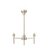Baldwin 55cm Telescopic/Semi Flush 3 x G9 French Gold/Chrome Lined Type C Shade-8