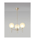 Baldwin 54cm Telescopic/Semi Flush 3 x G9 French Gold/Frosted Type G Shade-3