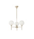 Baldwin 54cm Telescopic/Semi Flush 3 x G9 French Gold/Frosted Type G Shade-4