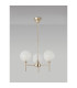 Baldwin 54cm Telescopic/Semi Flush 3 x G9 French Gold/Frosted Type G Shade-10