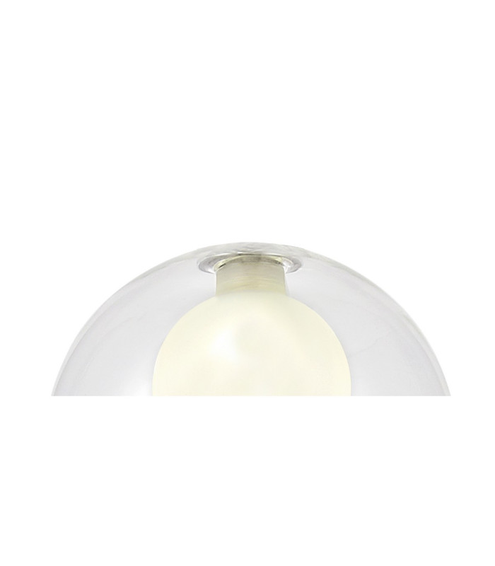 Baldwin 54cm Telescopic/Semi Flush 3 x G9 French Gold/Clear/Frosted Type G Shade-6