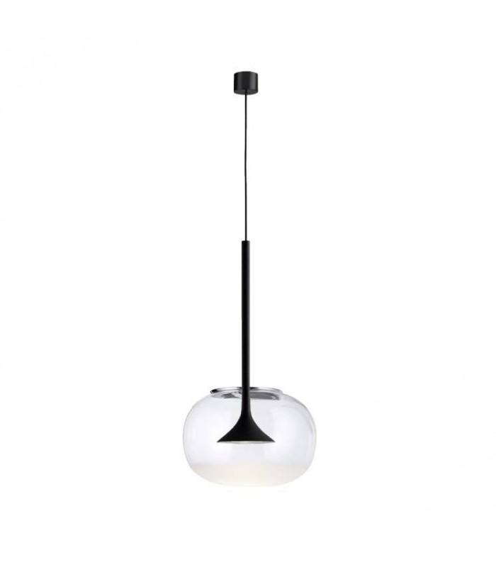 LED Globe Ceiling Pendant Alive Black 575lm 2700K - 1