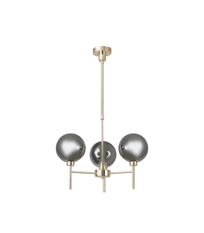 Baldwin 54cm Telescopic/Semi Flush 3 x G9 French Gold/Chrome/Frosted Type G Shade-4