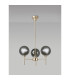 Baldwin 54cm Telescopic/Semi Flush 3 x G9 French Gold/Chrome/Frosted Type G Shade-11