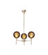 Baldwin 54cm Telescopic/Semi Flush 3 x G9 French Gold/Copper/Frosted Type G Shade-1