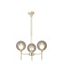 Baldwin 54cm Telescopic/Semi Flush 3 x G9 French Gold/Smoked/Frosted Type G Shade-1