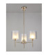 Baldwin 54cm Telescopic/Semi Flush 3 x G9 French Gold/Frosted/Clear Type H Shade-3