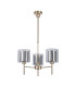 Baldwin 54cm Telescopic/Semi Flush 3 x G9 French Gold/Chrome/Clear Type H Shade-4