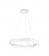 LED Round Circular Ceiling Pendant Matt White Mains dimming (LC) 63cm 2300lm 2700K - 1