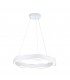 LED Round Circular Ceiling Pendant Matt White Phase Cut Dimming 100cm 3450lm 2700K - 1