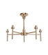 Baldwin 60cm Telescopic/Semi Flush 5 x G9 French Gold/Frosted Type A Shade-9