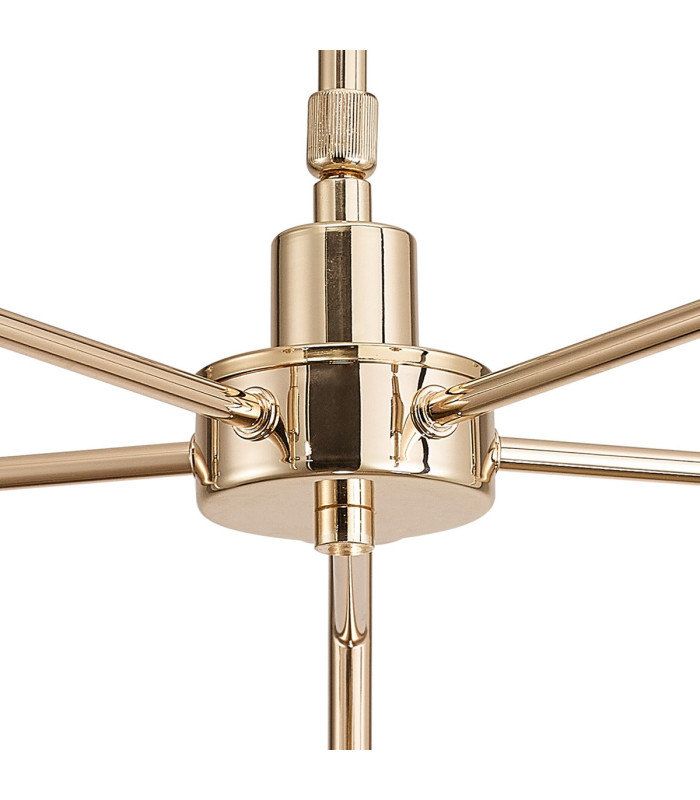Baldwin 60cm Telescopic/Semi Flush 5 x G9 French Gold/Frosted Type A Shade-10