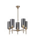 Baldwin 60cm Telescopic/Semi Flush 5 x G9 French Gold/Chrome Type A Shade-1