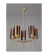 Baldwin 60cm Telescopic/Semi Flush 5 x G9 French Gold/Copper Type A Shade-3
