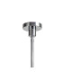 Baldwin 58cm Telescopic/Semi Flush Curved Cone Glass (U) 5 Light G9 Polished Chrome/Iridescent/Opal-5