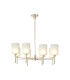 Baldwin 82cm Telescopic/Semi Flush 8 x G9 French Gold/Frosted Type B Shade-1