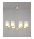 Baldwin 82cm Telescopic/Semi Flush 8 x G9 French Gold/Frosted Type B Shade-3