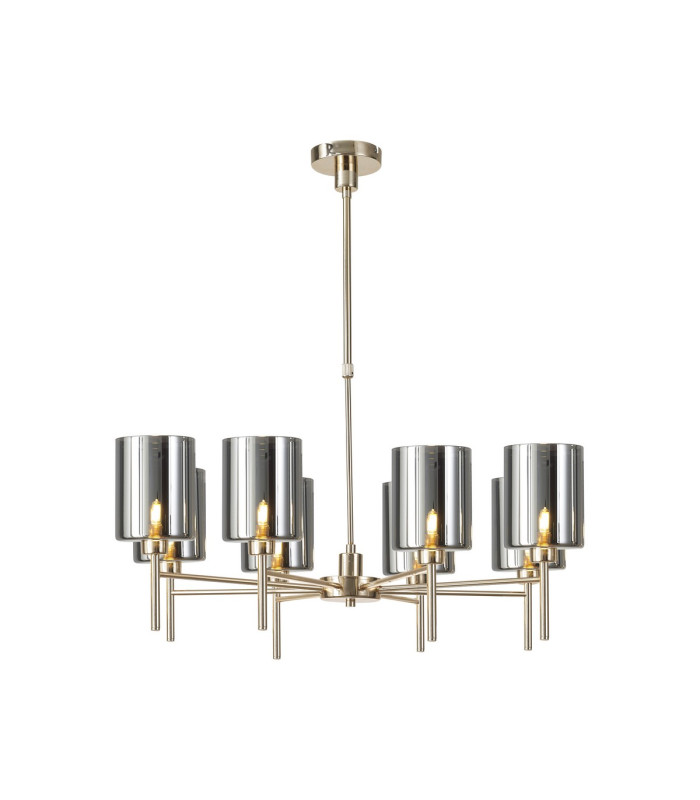 Baldwin 82cm Telescopic/Semi Flush 8 x G9 French Gold/Chrome Type B Shade-1