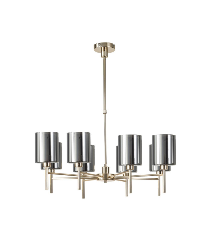 Baldwin 82cm Telescopic/Semi Flush 8 x G9 French Gold/Chrome Type B Shade-4