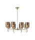 Baldwin 82cm Telescopic/Semi Flush 8 x G9 French Gold/Copper Type B Shade-1