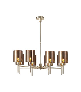 Baldwin 82cm Telescopic/Semi Flush 8 x G9 French Gold/Copper Type B Shade-1