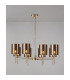 Baldwin 82cm Telescopic/Semi Flush 8 x G9 French Gold/Copper Type B Shade-3