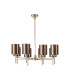Baldwin 82cm Telescopic/Semi Flush 8 x G9 French Gold/Copper Type B Shade-4