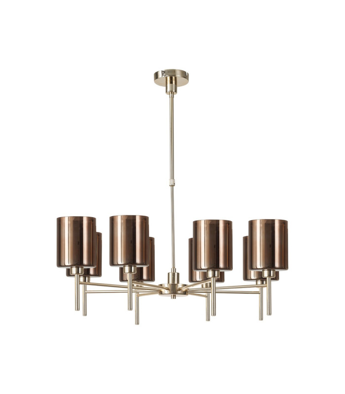Baldwin 82cm Telescopic/Semi Flush 8 x G9 French Gold/Copper Type B Shade-4