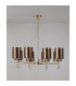 Baldwin 82cm Telescopic/Semi Flush 8 x G9 French Gold/Copper Type B Shade-11