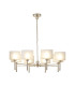 Baldwin 85cm Telescopic/Semi Flush 8 x G9 French Gold/Frosted Type C Shade-1