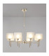 Baldwin 85cm Telescopic/Semi Flush 8 x G9 French Gold/Frosted Type C Shade-3