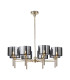 Baldwin 85cm Telescopic/Semi Flush 8 x G9 French Gold/Chrome Type C Shade-1