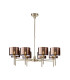 Baldwin 85cm Telescopic/Semi Flush 8 x G9 French Gold/Copper Type C Shade-1