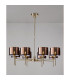 Baldwin 85cm Telescopic/Semi Flush 8 x G9 French Gold/Copper Type C Shade-3
